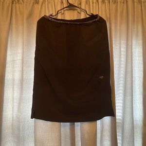 C Saucy Black Scrub Skirt